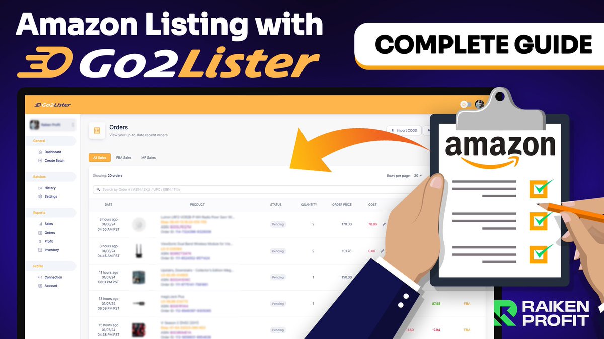 RaikenProfit's tweet photo. Hey everyone,

I just wanted to let you know that I've released a New Blog Post!

It's all about "AMAZON LISTING WITH GO2LISTER: A COMPLETE GUIDE"

Read Here: https://t.co/1X4dS2y1gz

Be sure to check this out! https://t.co/WjemXm1ym9