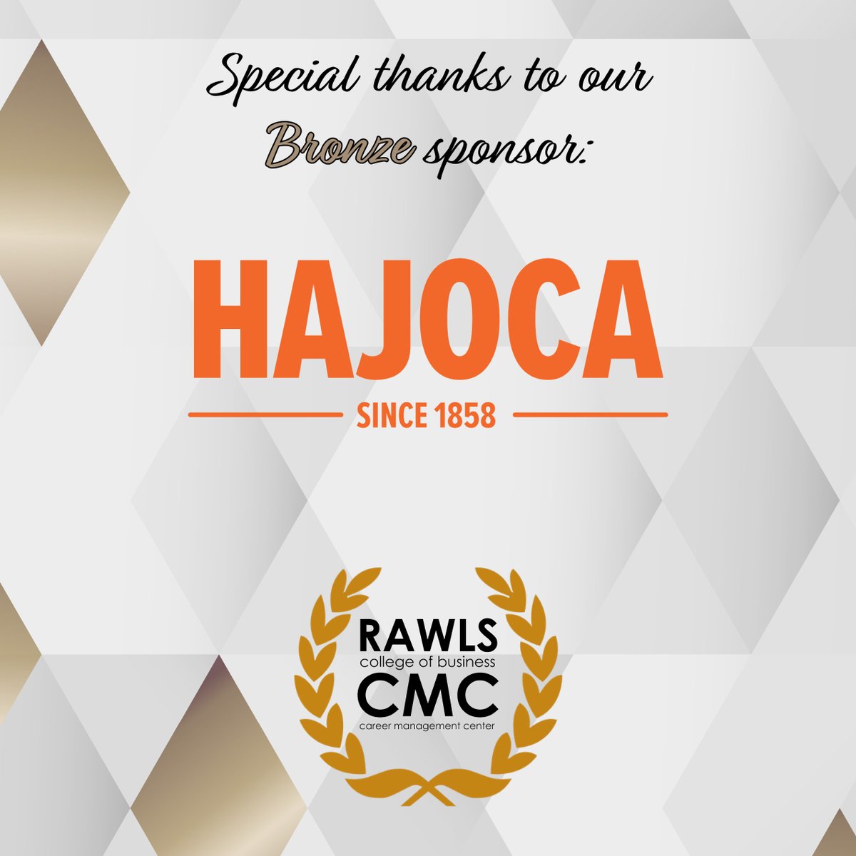 RawlsCMC's tweet photo. @HajocaCorp The Rawls CMC is grateful for your support this year! https://t.co/4bG0pX31VC
