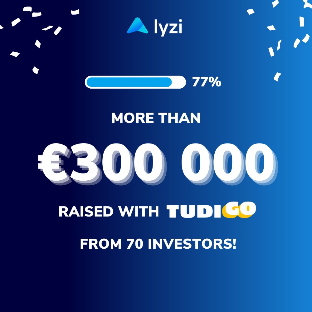 Lyzi_app's tweet photo. 🌟 We're thrilled to announce that we've successfully raised €307,000 with the support of 70 exceptional investors on the Tudigo platform! 🙌

Your trust in our vision brings us closer to our €400,000 goal, but this is just the beginning. 🚀

In 2024, at Lyzi, we have bold plans: expanding our crypto payment solution across Europe and strengthening our presence in major shopping centers. With your support, we aim to redefine the payment experience for everyone. 🌟

Join us to be part of this payment revolution! 💙

💡 This is not investment advice

Thanks to everyone who believes in us and is part of this incredible journey! 🙏💫

🔗 To support us, click here 👉 https://t.co/hJLkyhA0ol