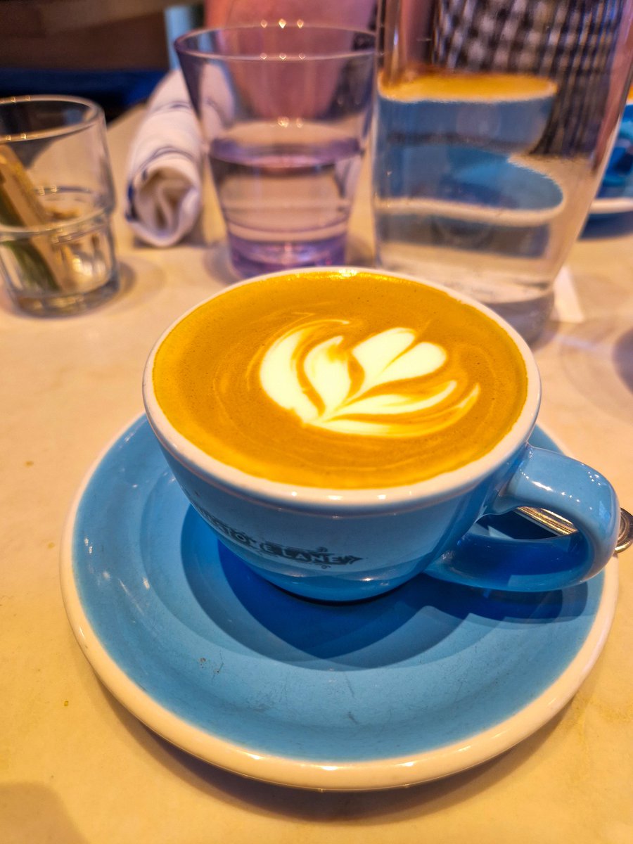 Beautiful breakfast and coffee at <a href="/BluestoneLane/">Bluestone Lane</a>
