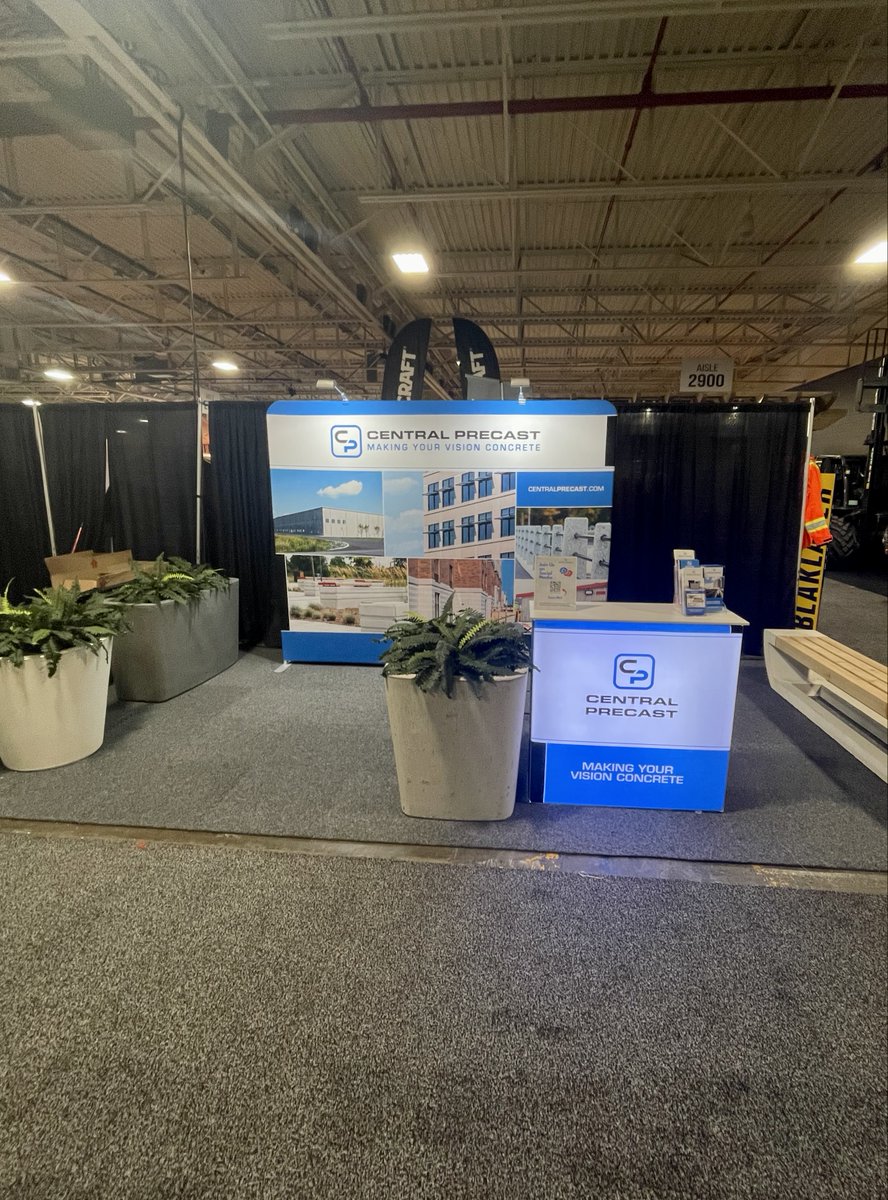 CentralPrecast's tweet photo. Explore our latest collection of site furnishings at the Landscape Ontario Congress. Join us for the final day at Booth #2303 in the Toronto Congress Centre, where we will unveil our new Contempra planters and benches. @green_for_life #LOCongress #OutdoorDesign #ConcreteDesign https://t.co/GwdDlNU9Xv