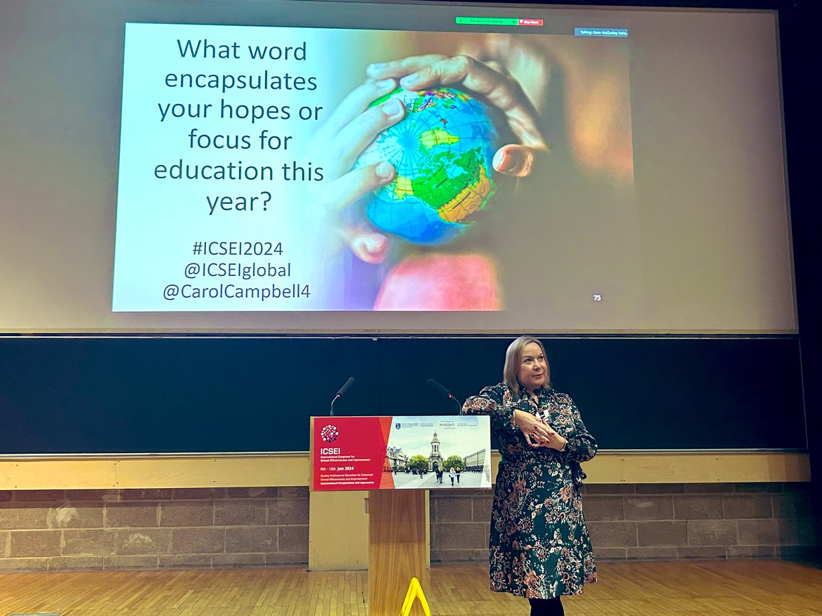 UofGHeadship's tweet image. What a fabulous @ICSEIglobal #ICSEI2024 keynote presentation from Professor @CarolCampbell4 who has this week joined @UofGEducation @UofGSocSci @UofGlasgow We are really looking forward to learning/working with you in Glasgow 🌟