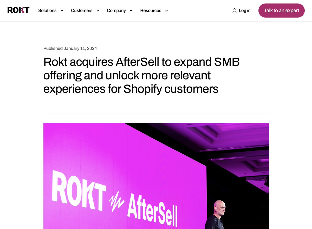 Armon_Sho's tweet image. 6 years ago I made my first Shopify STORE

4 years ago I made my first Shopify APP

1 year ago we crossed $1m ARR

And today, our SaaS company @AfterSell has been acquired by @Rokt

Here is how it happened👇
