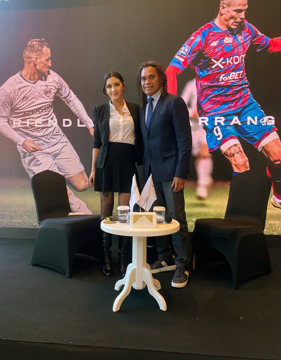 NElestekin's tweet photo. Thank you for an amazing interview. The Legend Christian Karembeu! The sportif director of Olimpiacos FC. Yakında #Gillette Spor sohbetlerinde  yayındayız, şahane bir röportaj yaptık! Thank you Karembeu. @olimpiacos_fc #ChristianKarembeu https://t.co/ETodFmgASb