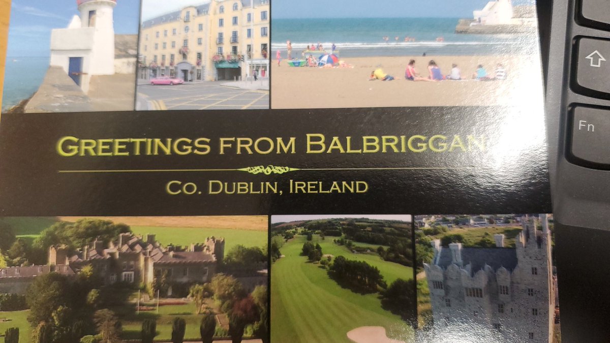 #gpe23_24 we've finally posted all our postcards. It took a whole team to put the stamps on them! Greetings from #Balbriggan @OurBalbriggan