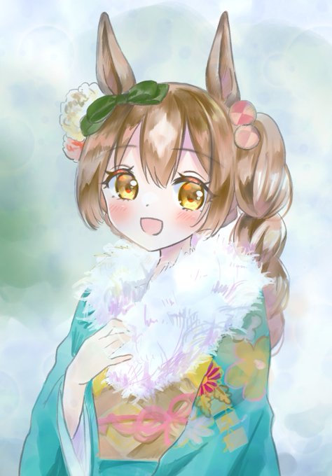 遅くなりましたが改めて今年もよろしくお願いします#ウマ娘 #サトノダイヤモンド 