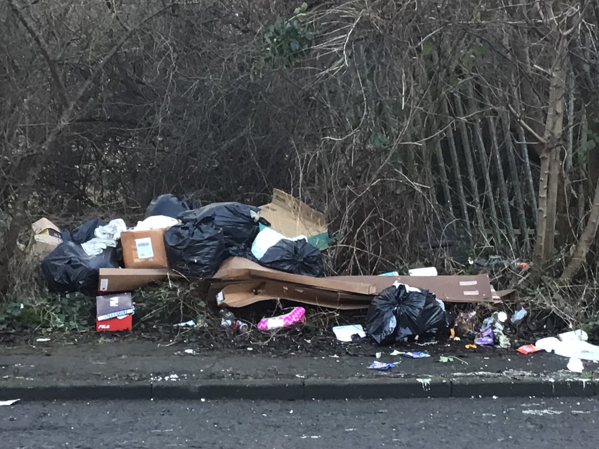 camstraddenps's tweet photo. As part of their John Muir Award, P6/5 have been exploring our local area.  We were so angry to see all the fly-tipping  in our green areas and right next to our amazing school…  #JohnMuirAward #CleanUpScotland @CMonaghanSNP @PJFerguson18 @BillKiddSNP https://t.co/pd0BU8YUrW