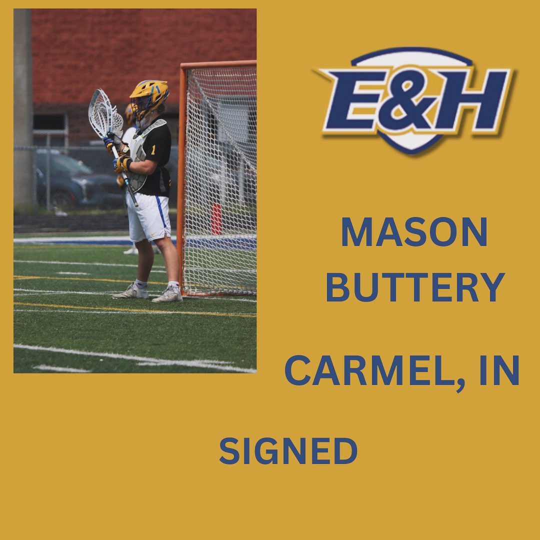 EmoryHenry_mlax's tweet photo. In addition to our attackman we also added the second piece to our goalie tandem, a backstopper with championship DNA out of Carmel IN! @GoWasps @emoryandhenry #bluecollargoldstandard #gowasps https://t.co/wF4GP3MzJw