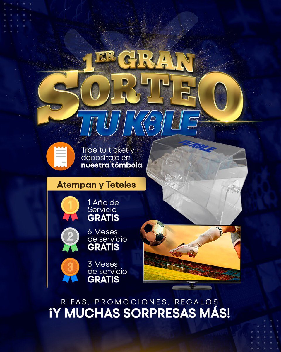 ⬇️ Este es nuestro programa para el día de hoy en el parque de Atempan #Puebla

✅ Acompáñanos y ven a ponerte uñas con nuestros amigos del Corporativo Frida Khalo

🤡 También nos acompañará nuestro amigo el payasito Rorro. 

#SomosTuKble #Patrocinadores #1erSorteoTuKble