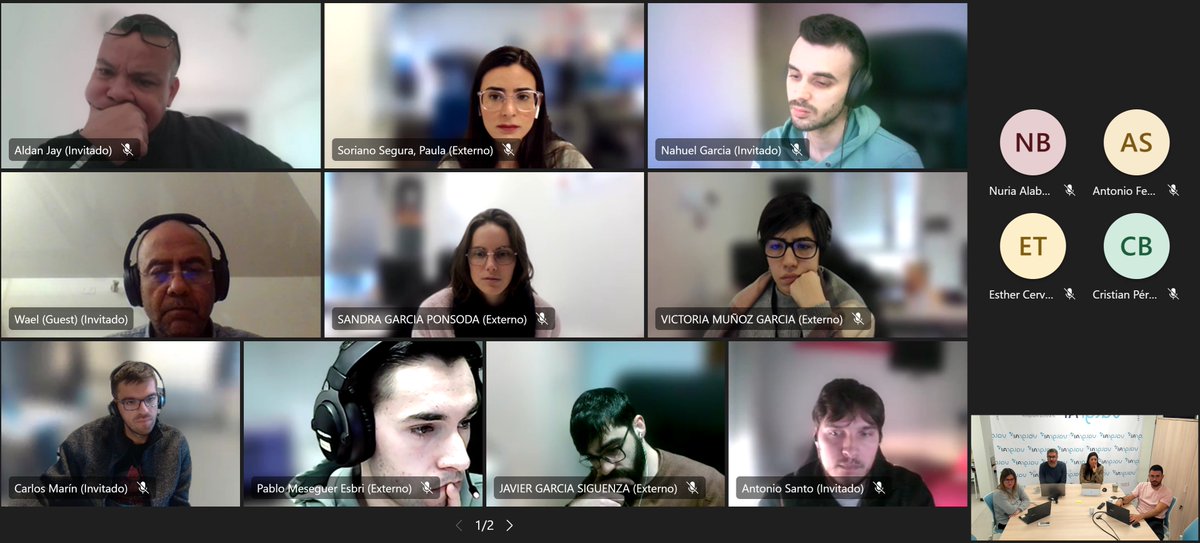 Esta mañana hemos mantenido una reunión con los 24 beneficiarios de los contratos Predoctorales y Postdoctorales de Valgrai pertenecientes a las 5 universidades públicas valencianas.
<a href="/UV_EG/">Universitat València</a> <a href="/UPV/">Universitat Politècnica de València</a> <a href="/UA_Universidad/">Universidad de Alicante UA</a> <a href="/UJIuniversitat/">Universitat Jaume I</a> <a href="/UniversidadMH/">UMH</a>