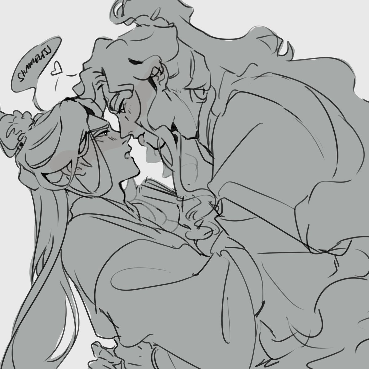 diluc_thighs's tweet photo. bingqiu doodle bc the worms in my head are working https://t.co/cp6s5gMqR6