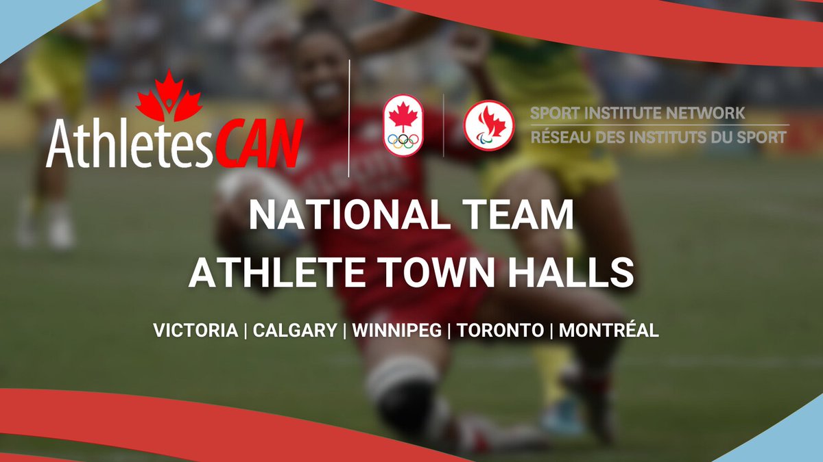 Calling all national team athletes, we want to hear from you! Our upcoming Town Halls, in collaboration with COPSIN, help us continue to build an athlete-centred sport system & give you a chance to connect with your peers. #AthleteVoice Learn more: athletescan.ca/athletescan-to…
