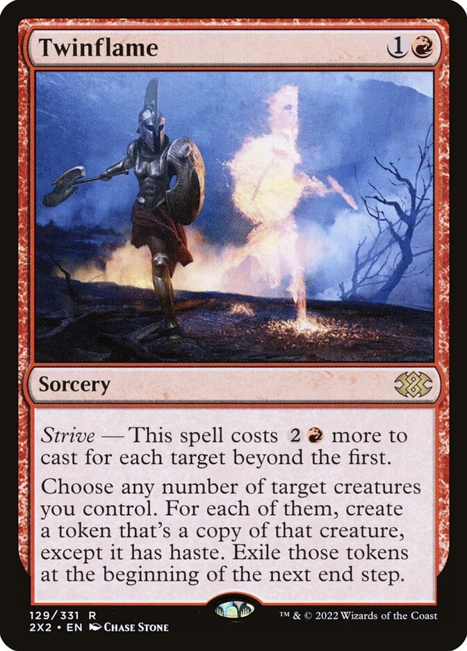DrunkenElder's tweet photo. Here’s a self assembling combo for Red Black + decks:

Tutor for Ardent 
Ardent returns Tutor
Tutor for Twinflame
Twinflame Ardent returning Twinflame
Twinflame Ardent and the copy to return Twinflame and Tutor
Tutor for Dockside

Twinflame on Dockside + Ardent = many hasty dudes https://t.co/2gYniaNf9q