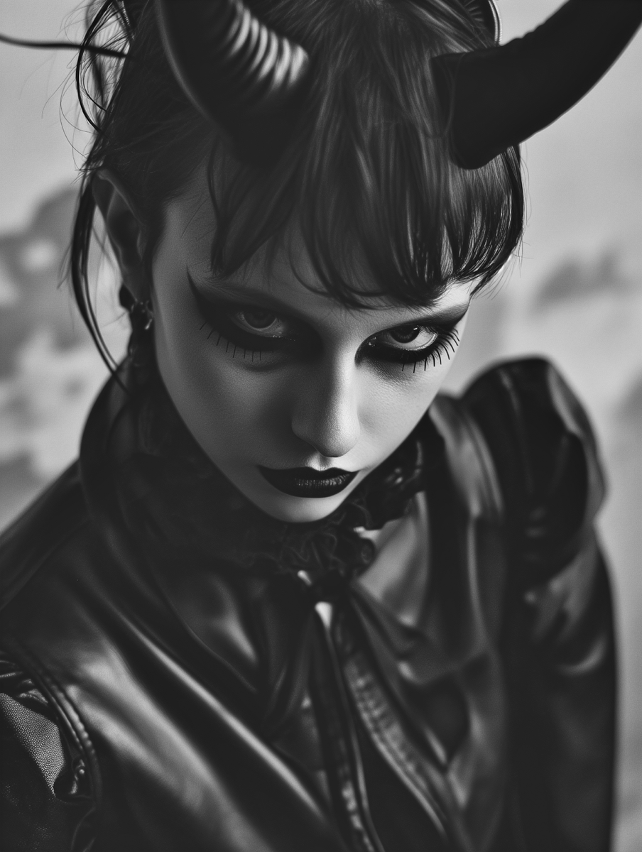 Possibly_Ai_Art's tweet photo. Série "The Devil Inside"
#aiart #aiartists #aiartcommunity #midjourney #midjourneyart #aiartwork #portraitphotography #blackandwhitephotography #urbanshoot #dollcore #punkcore #chiaroscuro #thedevilinside #devil #horns #demongirl https://t.co/oqOZpHxSYk