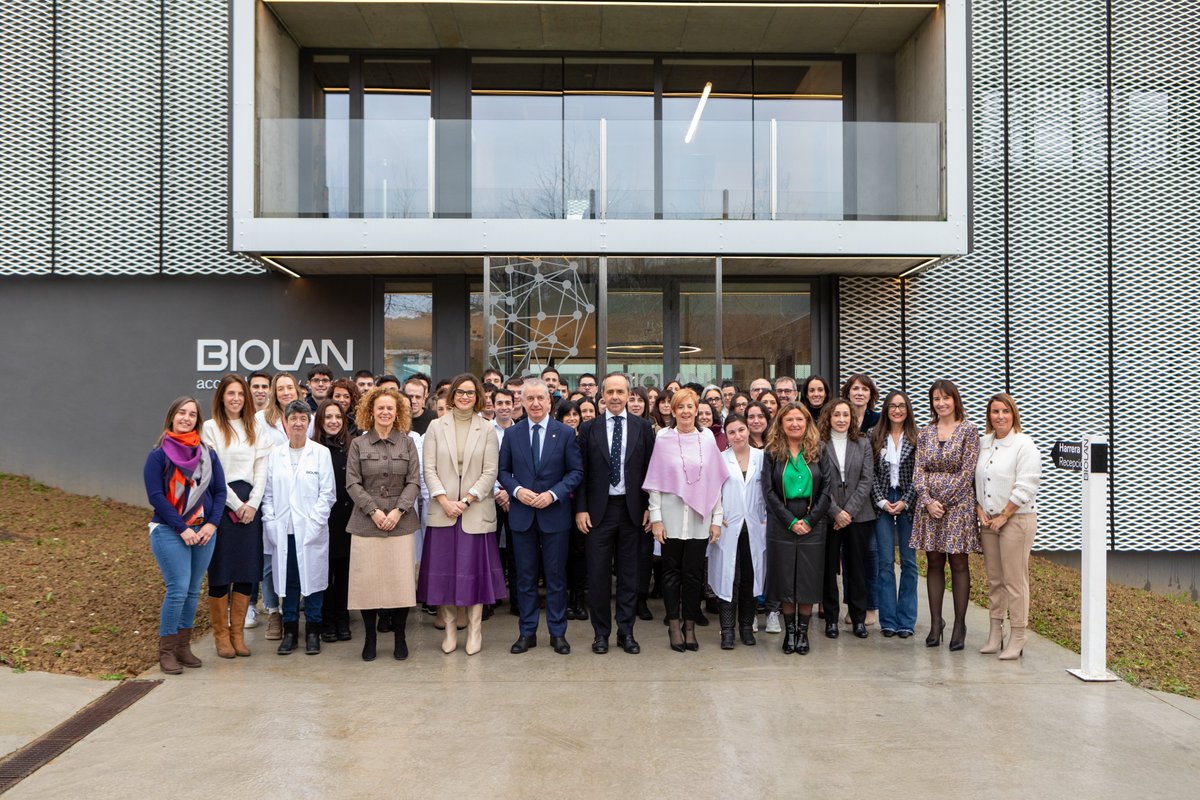 Ayer se celebró la inauguración del tercer edificio de BIOLAN, con la visita del Lehendakari Iñigo Urkullu, acompañado de una numerosa representación institucional, empresarial y científico-tecnológica.  #Inauguración #BIOLANIII