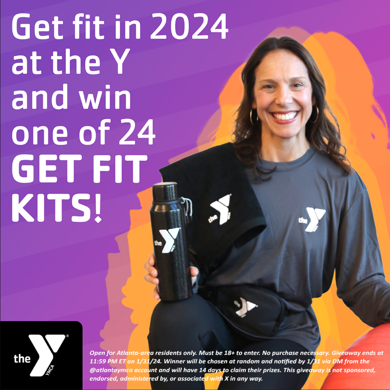 GIVEAWAY ALERT! Let us help you reach your fitness goals this year with a chance to be featured on our socials &amp; win a YMCA Get Fit Kit! 

1.) FOLLOW this account
2.) LIKE &amp; RETWEET this post!
3.) TAG a friend or family member you’d like to get fit with on this post!