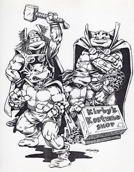 Not sure what you need in your life today? It's this. It's exactly this. 💚

#TMNT #JackKirby #TeenageMutantNinjaTurtles #KingKirby #KevinEastman #PeterLaird