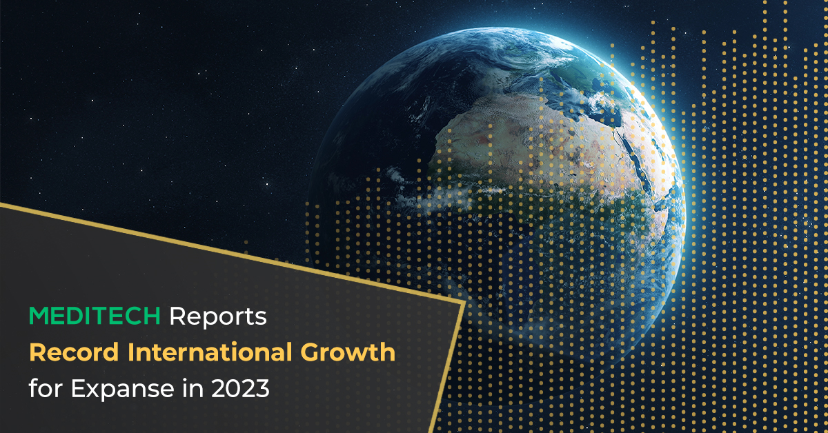 MEDITECH Reports Record International Growth for #Expanse in 2023 hubs.ly/Q02g7N2t0