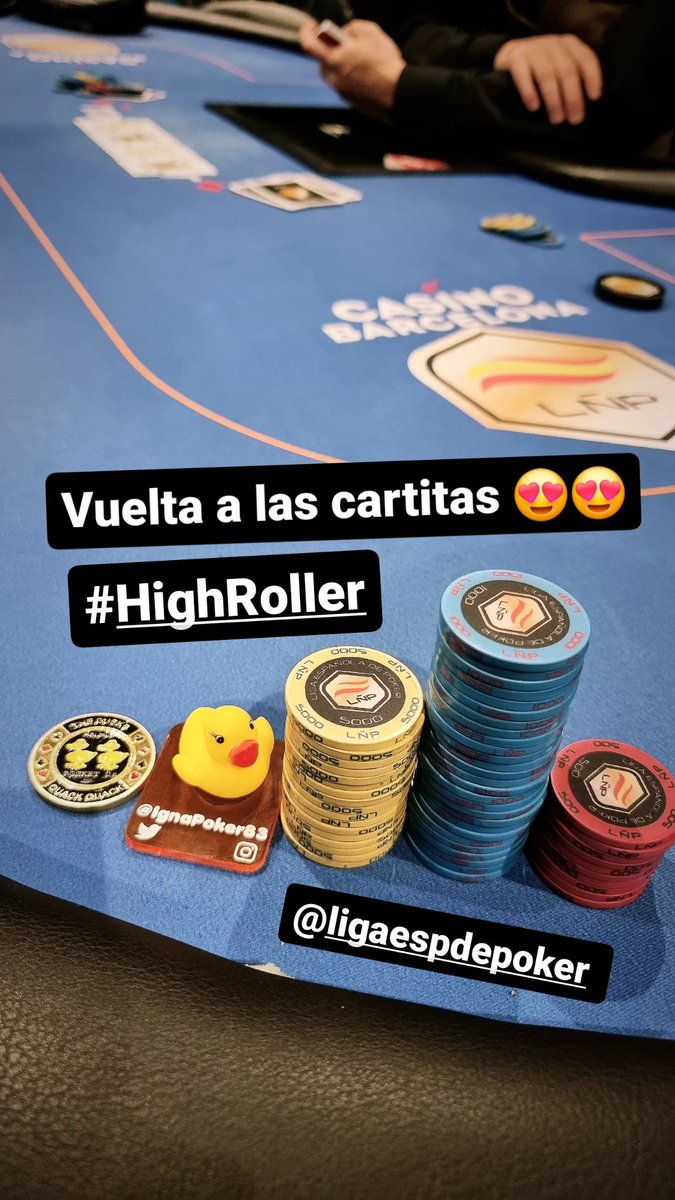 IgnaPoker83's tweet photo. Vuelta a las cartitassss!! 😍🔥
#HighRoller de la @ligaESpoker
Lets gouu!! #Cuaaackkk 🦆🚀🦆🚀🦆🚀 https://t.co/QUjkvb2KxW