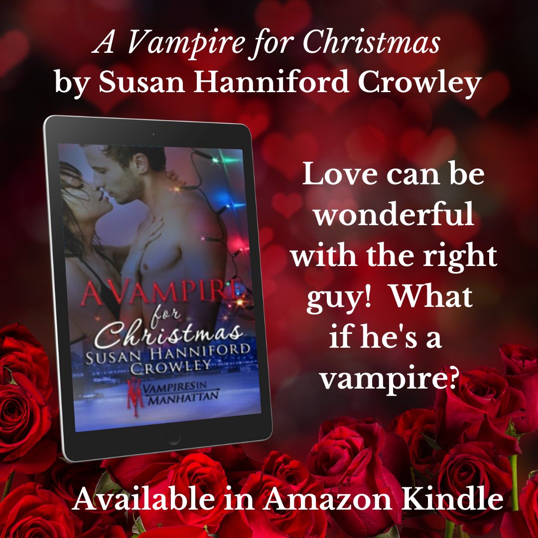 #Christmas love so warms the heart. Enjoy A Vampire for Christmas available in #Kindle. #Romance #steamy #love #LovestoRead Please, retweet. Thanks. amazon.com/gp/product/B00…