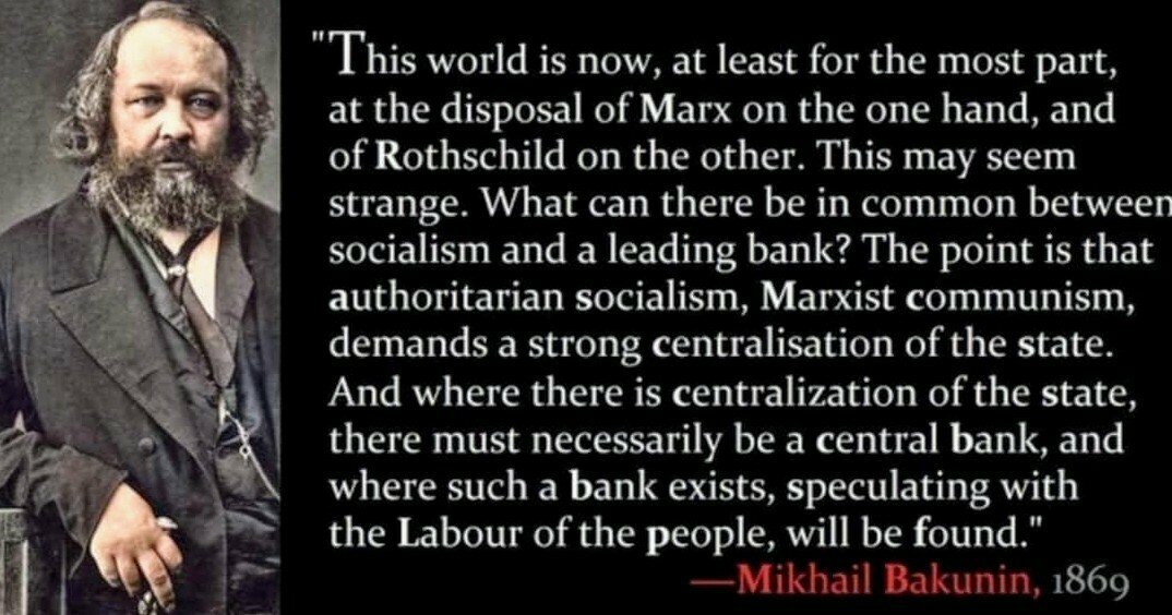 Quote on #CentralBanks
---
Link: en.wikipedia.org/wiki/Mikhail_B…
#BankingHistory
#WorkingClass
#Socialism
#Marxism
