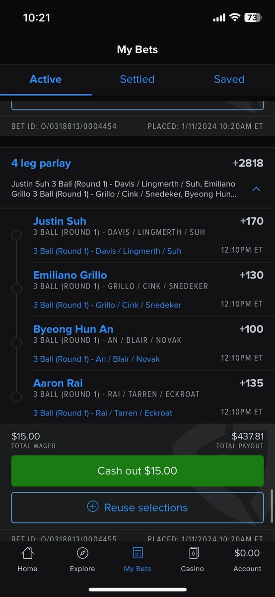 chinsoutpodcast's tweet photo. 3ball lotto for today, let’s get a chin smacker! #GamblingTwitter #SonyOpenHawaii https://t.co/3jYvwMf3qc