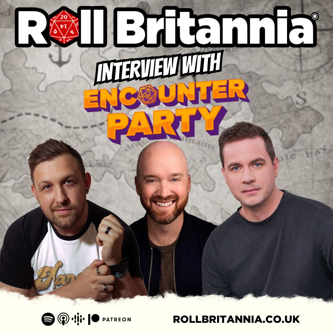 RollBritannia's tweet photo. 📺 @EncounterParty's D&amp;D escapades are now a TV sensation! Dive into their creative process on Roll Britannia's latest episode. 🐲✨ #DnDInspiration https://t.co/qj8iEH1lIB https://t.co/cvanmXrPpQ