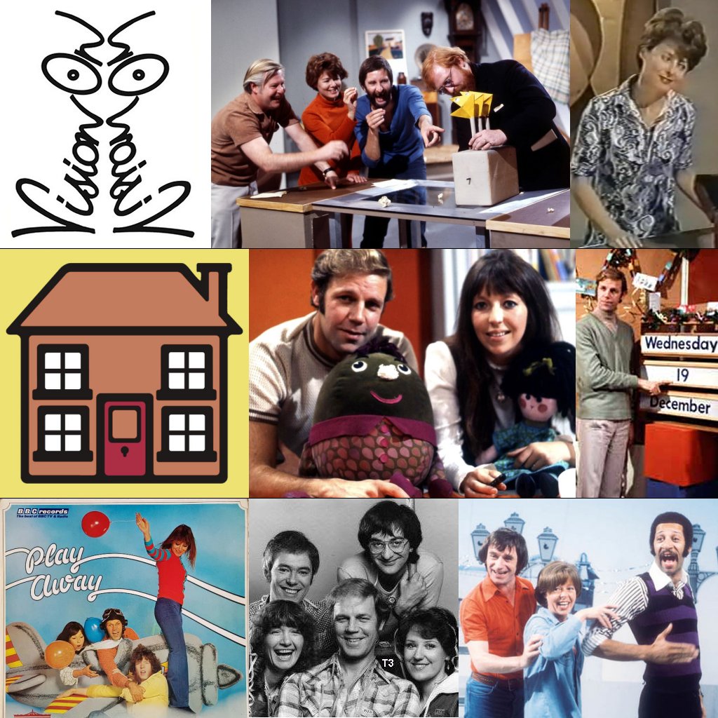 _I_Love_Retro_'s tweet photo. 70s children's TV in the UK. Were they part of your childhood, and can you name them?
#70s #classicTV #ChildrensTV #WilfLunn #ChloeAshcroft #BrianCant #TonyHart #DerekGriffiths #JohhnnyBall #PatKeysell #SylvesterMcCoy #TonyRobinson #ToniArthur https://t.co/UULGM7ekhz