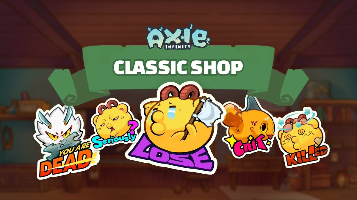 ¡𝗡𝗨𝗘𝗩𝗢𝗦 𝗦𝗧𝗜𝗖𝗞𝗘𝗥𝗦 𝗘𝗡 𝗖𝗟𝗔𝗦𝗦𝗜𝗖 🙌!

¿Siempre has querido bromear con tu oponente? 👀

Aunque todavía no te dejamos convertirte en un guerrero textual, ahora puedes expresarte más in-game con Stickers, disponibles en la Tienda Classic. 🔥