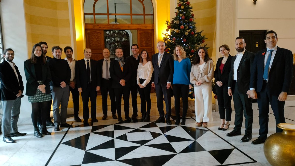 L'Ambassadeur <a href="/Herve_Magro/">Hervé Magro</a> a reçu ce jour à la Résidence des Pins l’équipe de <a href="/LaFrenchTechBey/">LaFrenchTechBeirut</a>, ainsi que plusieurs entreprises et experts 🇫🇷 actifs dans l'écosystème numérique au 🇱🇧.

#DiplomatieNumérique