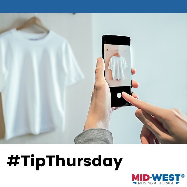 Use a smartphone or tablet to create a digital inventory of your belongings. Take photos of items and label them with corresponding details. This can be helpful for insurance claims, organizing, and ensuring nothing gets lost during the move. 
#MovingTips #TipThursday