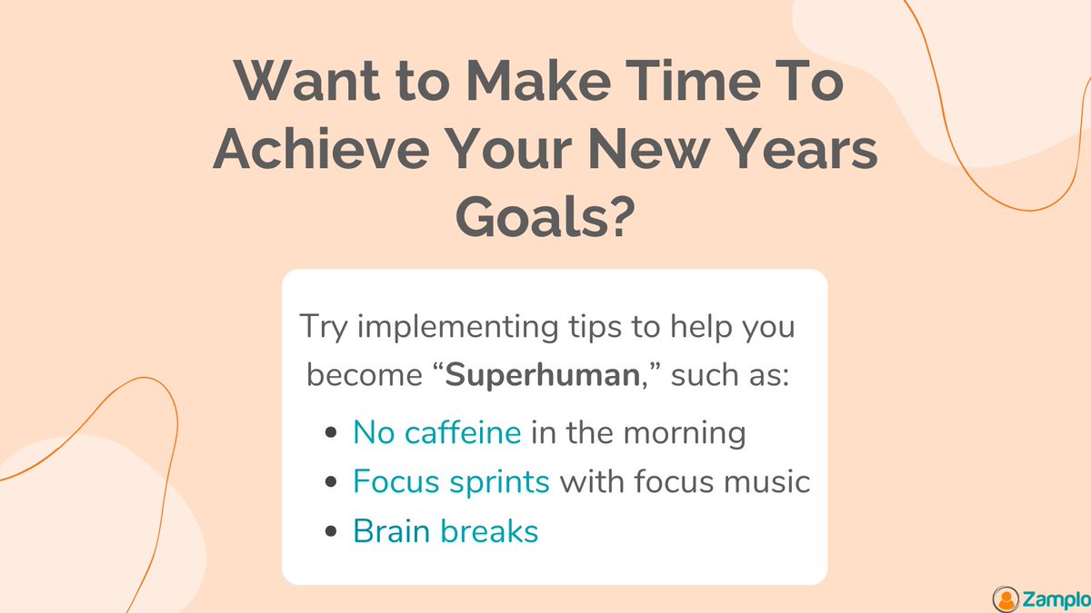 With a new year comes new goals. But how can we make time to achieve goals?

Based on a series by Dr. Sarah Yousef and Lucas Miller, becoming superhuman means focusing on getting “your most important work done in less time and with less stress”

Learn more hubs.ly/Q02f2NZf0