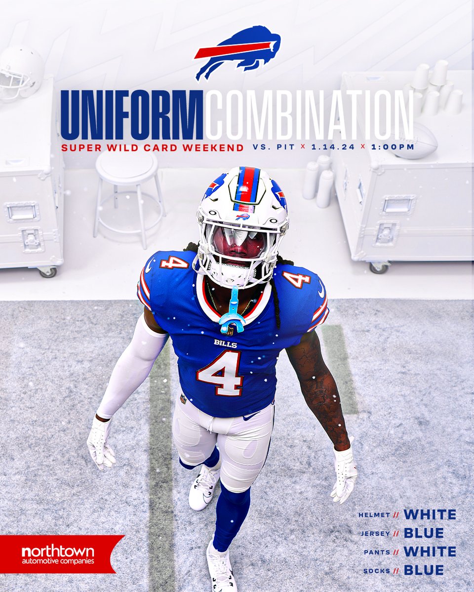 BuffaloBills's tweet image. Super Wild Card threads. 🔥

#PITvsBUF | #BillsMafia
