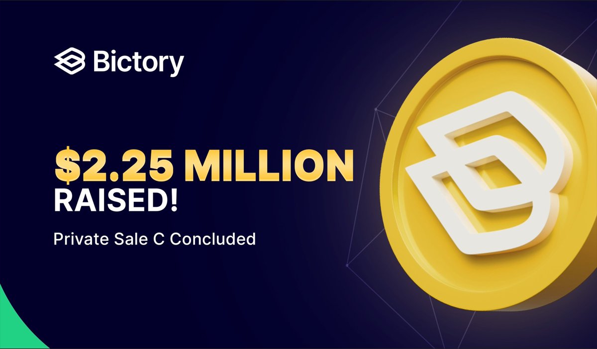 We are thrilled to announce that private sale C was extremely succesful! 🎉

We have successfully met our goal of raising $2.25M from 3M $BT sales.

Keep those notification bells on for future updates. 🔔

$SOL #ETH