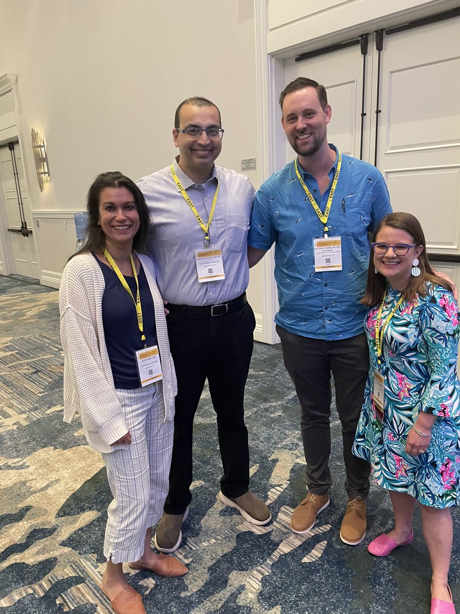 Lisa Kodadek, MD (@lisakodadek) on Twitter photo Always terrific to see our Yale surgery graduates at the EAST meeting and doing great things! Fleming sure is tall…how did we ever manage to operate together?! <a href="/YaleSurgRes/">Yale Surgical Residency</a> <a href="/EAST_TRAUMA/">EAST</a> #EAST2024 <a href="/Aditi_Kapil/">Aditi Kapil-Alluri</a> <a href="/mattmfleming/">Matt Fleming</a> <a href="/YaleSurgery/">Yale Surgery</a> <a href="/kadtraumamd/">Kimberly Davis</a> <a href="/RyderTraumaSCC/">RyderTraumaCenter</a> Always terrific to see our Yale surgery graduates at the EAST meeting and doing great things! Fleming sure is tall…how did we ever manage to operate together?! <a href="/YaleSurgRes/">Yale Surgical Residency</a> <a href="/EAST_TRAUMA/">EAST</a> #EAST2024 <a href="/Aditi_Kapil/">Aditi Kapil-Alluri</a> <a href="/mattmfleming/">Matt Fleming</a> <a href="/YaleSurgery/">Yale Surgery</a> <a href="/kadtraumamd/">Kimberly Davis</a> <a href="/RyderTraumaSCC/">RyderTraumaCenter</a>