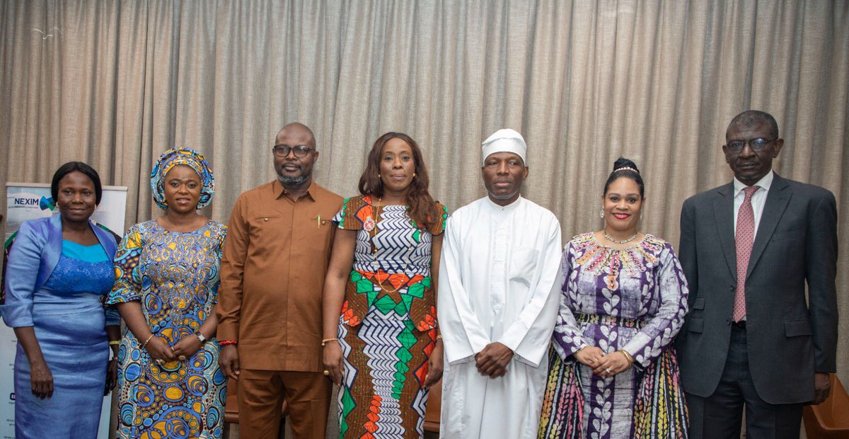 NeximBank's tweet photo. NEXIM Bank launches a groundbreaking digital hub “Cocoa Connect Africa” developed towards transforming the future of cocoa commerce in Nigeria and globally.
#nexim #icd #iccf #CocoaConnectAfrica #DigitalInnovation #NEXIMBankLaunch https://t.co/AEtWtggOYT
