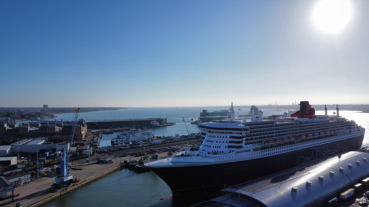 Just back from Southampton after a little flying. Wishing safe passage around the world to Queen Mary 2 and Queen Victoria passengers as both head for 108 day world cruise.
#cruise #drone #worldcruise