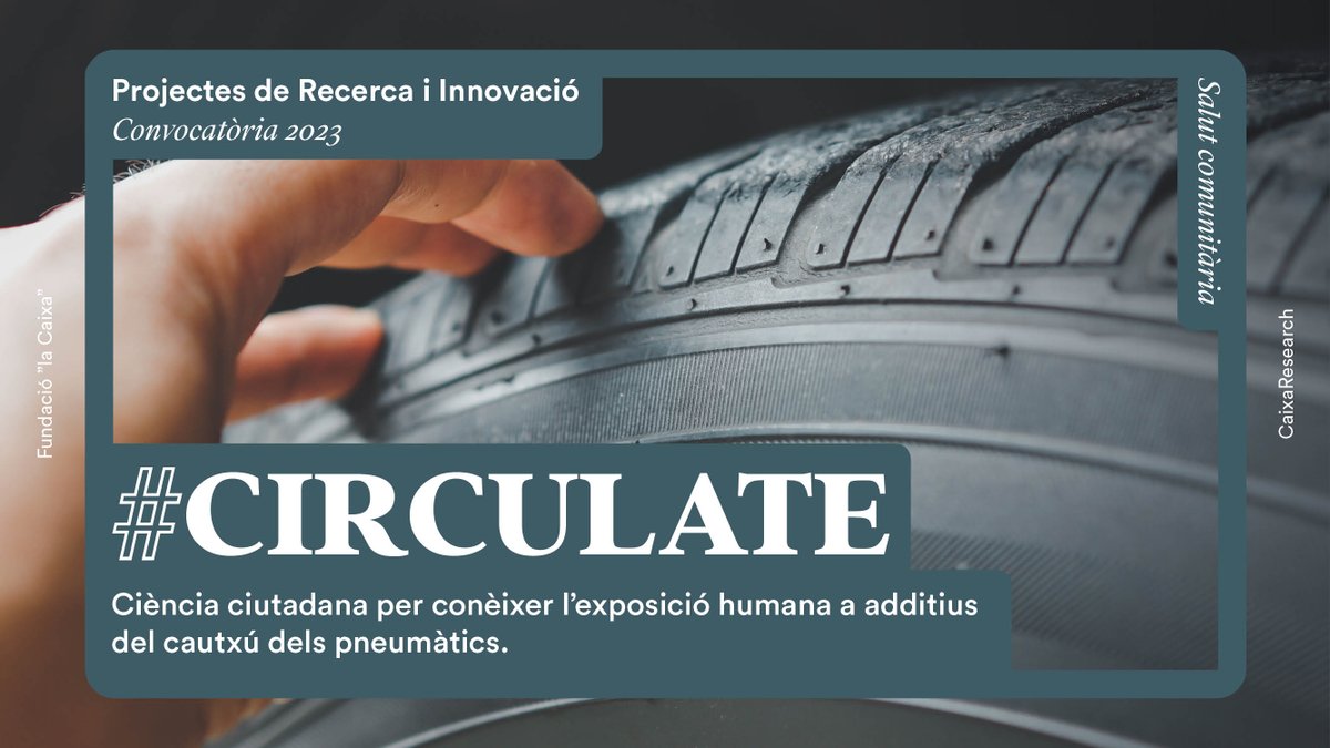 CaixaResearchCA's tweet image. 10/ Les partícules de desgast dels pneumàtics (PDPs) són una font de contaminació ambiental.

El projecte #RecercaiInnovació #CIRCULATE, avaluarà:

🌱 el destí ambiental dels PDPs
🚗 i les vies d’exposició en humans

🔗 bit.ly/48JLKCe
