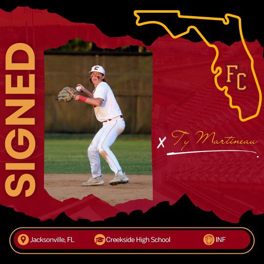 Our next signee in the 2024 class is from right up the road in Jacksonville! Ty Martineau is a MIF coming to Flagler from Creekside High School!