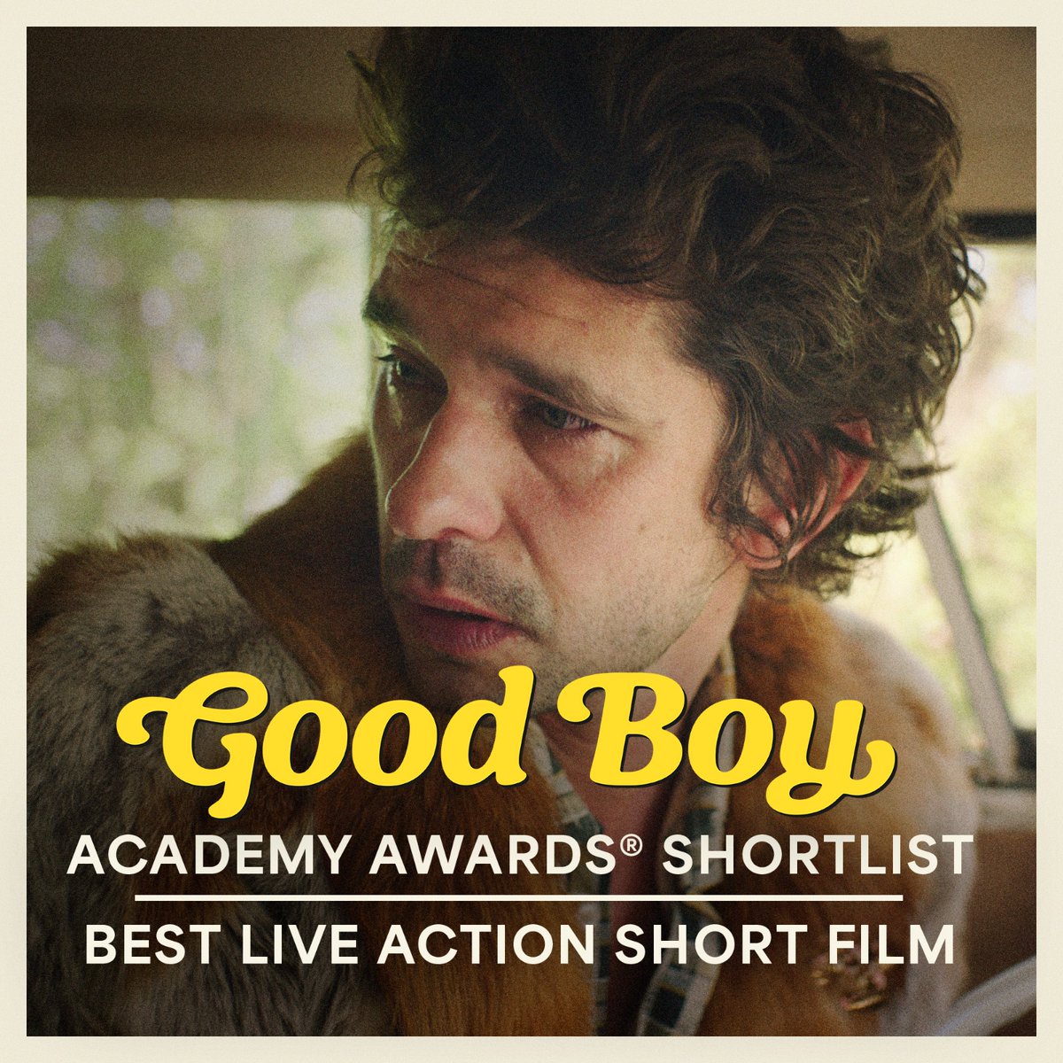 VOTING FOR THE OSCARS®️ IS NOW OPEN!

GOOD BOY is shortlisted for the Oscars®️ for Best Live Action Short Film at the 96th Academy Awards.

#AcademyAwards2024 #Oscars24 #Oscars96 #LiveActionShortFilm #BenWhishaw #MarionBailey #AMPAS #shortfilm