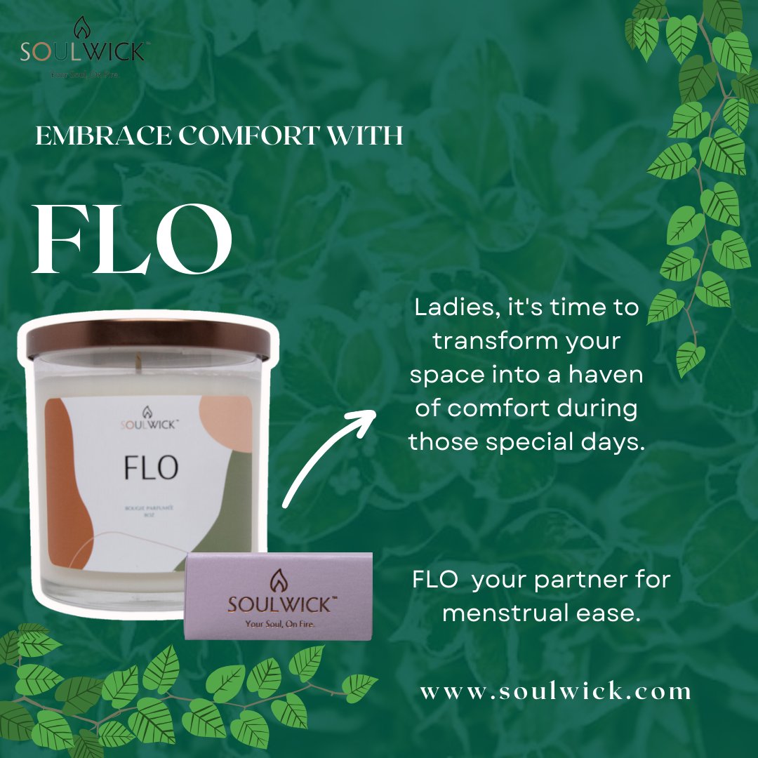 SoulwickCo's tweet photo. Find relief with FLO 🕯️🌸. Make those days softer with a scent that comforts and calms. Embrace self-care with FLO.

#SoulWick #goodriddance #meditation #peace #happiness #mentalhealth #yoga #wellness #namaste #selfcare #goodsmell https://t.co/F45oIEdQvk