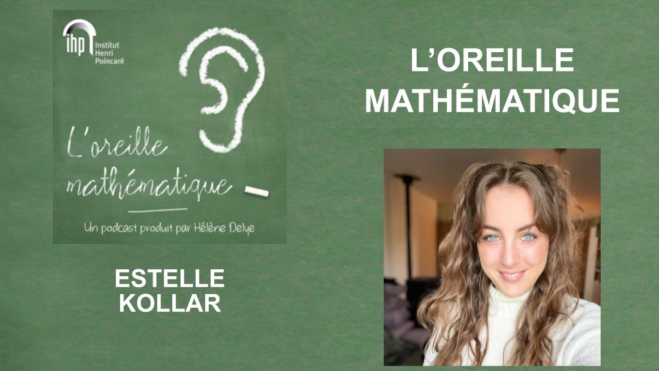 Adrien_Rossille's tweet photo. Des maths sur #TikTok! Pour la 1ère fois, le #podcast L'oreille mathématique a été enregistré en public, dans le grand amphi de la #MaisonPoincaré, avec comme invitée exceptionnelle Estelle Kollar/WonderWomath, enseignante et tiktokeuse @Wonderwomath1!
🎙️👉https://t.co/TZpuTiH1ml https://t.co/d2Gy1ljcER