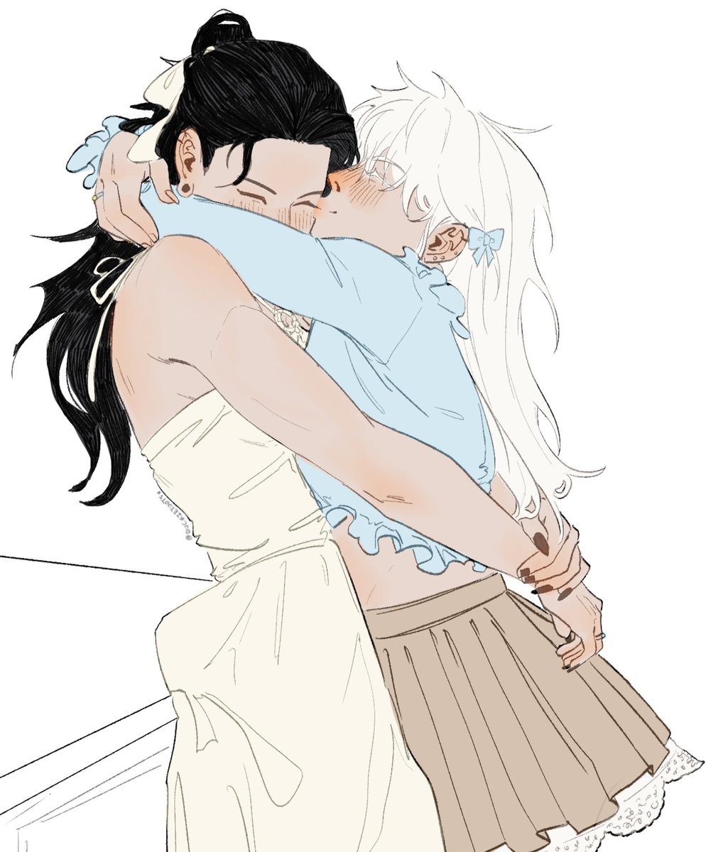 a little #夏五 yuri sketch <3