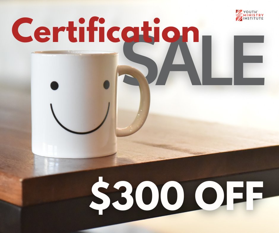 YMinInstitute's tweet photo. It's 2024, and we wanted to start the new year off in a BIG way! In fact, we're starting it with $300 OFF our Youth or Children's Ministry Certification program. 

Learn more about our Certification program today!

👉 https://t.co/zai8B0jKne https://t.co/KdeRkzlBmZ