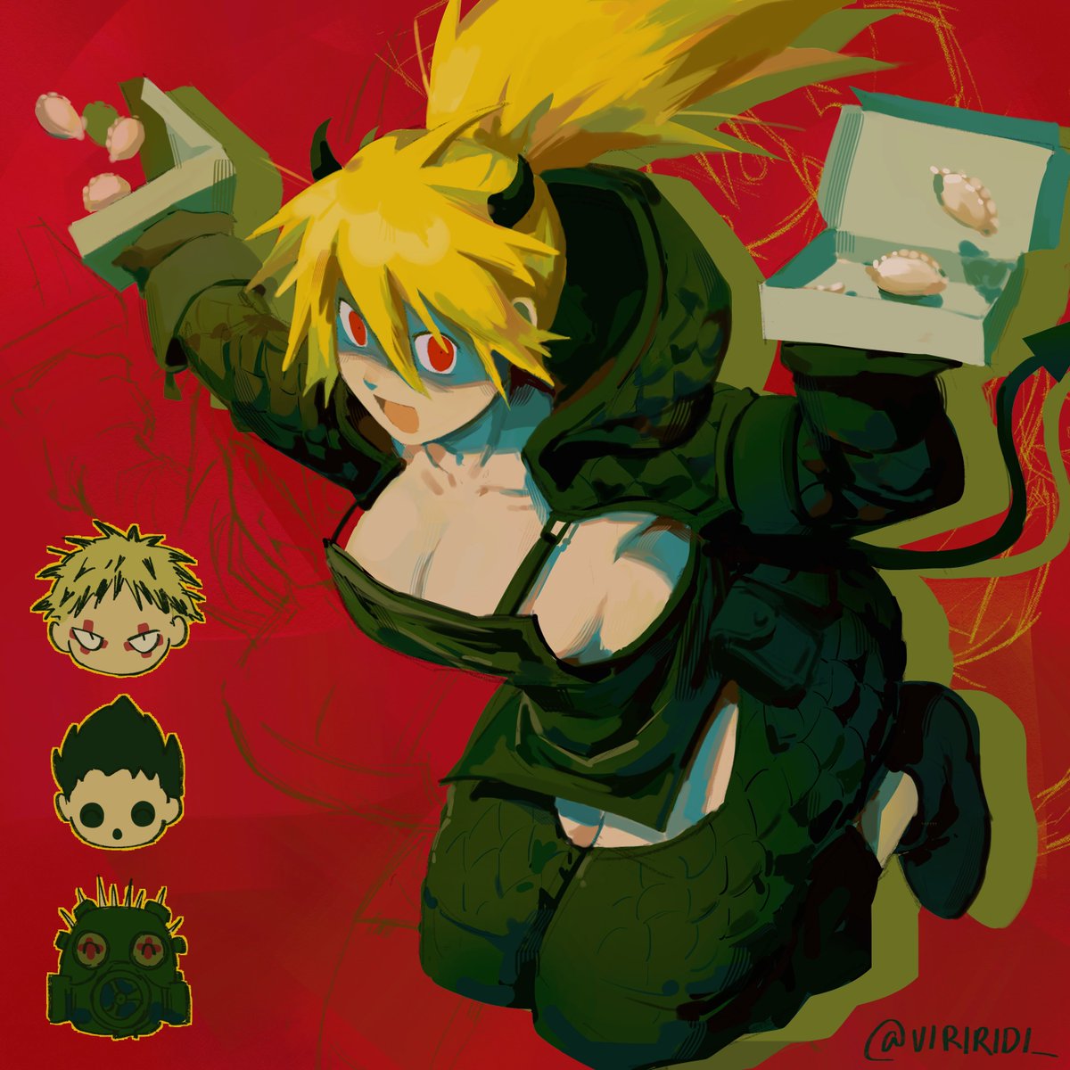 fishromances's tweet photo. 🥟🦎🥟🦎HAPPY DOROHEDORO S2 ANNOUNCEMENT!! 🥟🦎🥟🦎

#nikaido #dorohedoroart https://t.co/K3cPCl6Y15