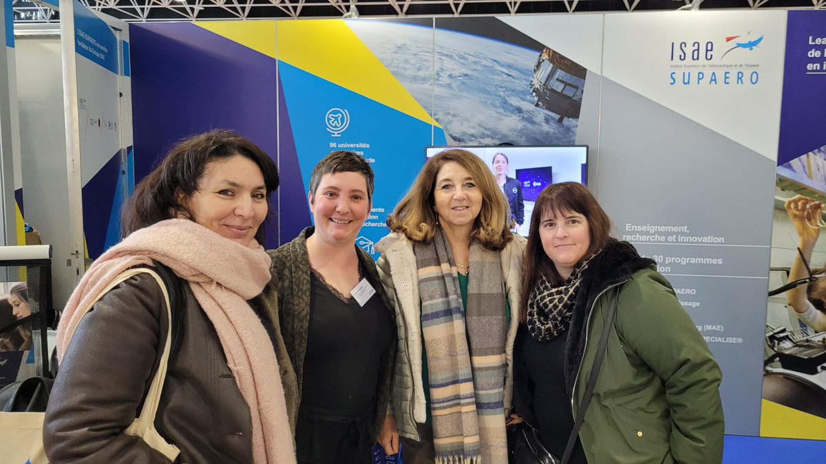 Visite du salon #infosup pour nos élèves et rencontre sur le stand de <a href="/ISAE_officiel/">ISAE-SUPAERO</a> de notre cordée <a href="/oseisaesupaero/">OSE l'ISAE-SUPAERO</a>