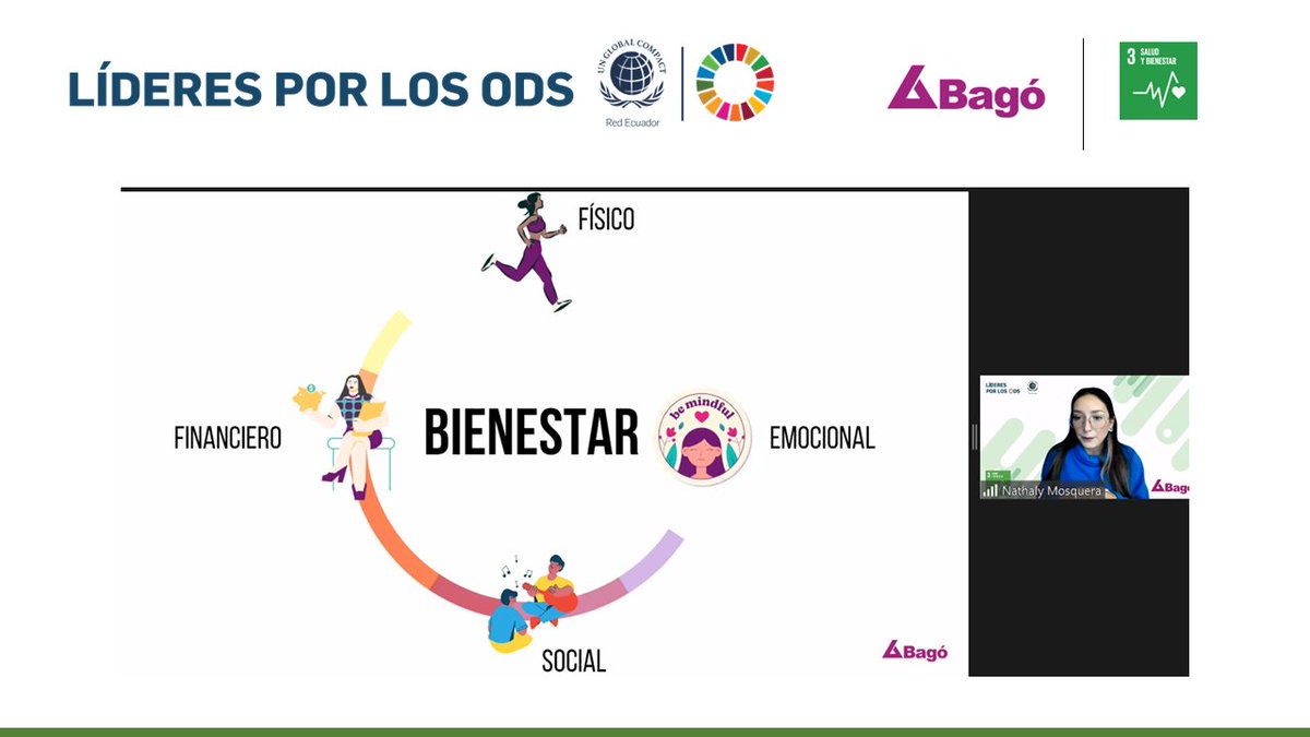 PactoGlobalEcua's tweet photo. En el marco de nuestro programa #LíderesPorLosODS se realizó la cuarta sesión de la mesa de trabajo del #ODS3: Salud y Bienestar, liderada por @BagoEcuador.

Durante este espacio, @BagoEcuador dio a conocer la cultura de salud y bienestar integral que ha implementado para cuidar de sus colaboradores.

Además, @procosmeticosec y @Roche , empresas participantes de la mesa de trabajo, presentaron las iniciativas que llevan a cabo sus organizaciones y que están enfocadas en el bienestar en todas sus dimensiones,  como “Luzca bien, siéntase mejor”, una iniciativa de Procosméticos que está transformando las vidas de personas con cáncer que han participado gratuitamente de los talleres.

 Conoce más de este programa 👉https://t.co/reBMsTxzNs