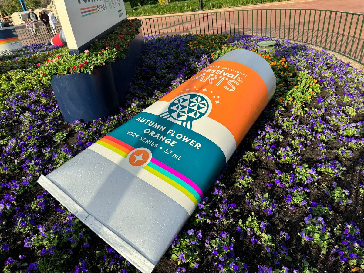 WDWNT's tweet photo. Festival of the Arts kicks off tomorrow at EPCOT and we were able to see some of the decor a day early 🎨 https://t.co/qtI15TNHbC