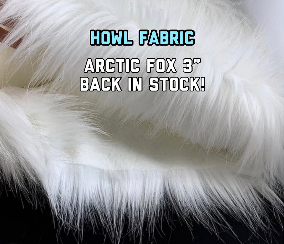 White Monster 4 Faux Fur | Howl Fabric