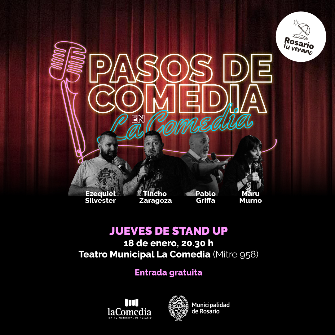 LaComediaMR's tweet photo. 📆 18 de enero
Tincho Zaragoza, Ezequiel Silvester, Maru Murno y Pablo Griffa https://t.co/hYTm9TXVRJ